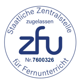 ZFU Siegel für das Zertifikatsprogramm KI-Manager/-in beim Mittelstandscampus NRW